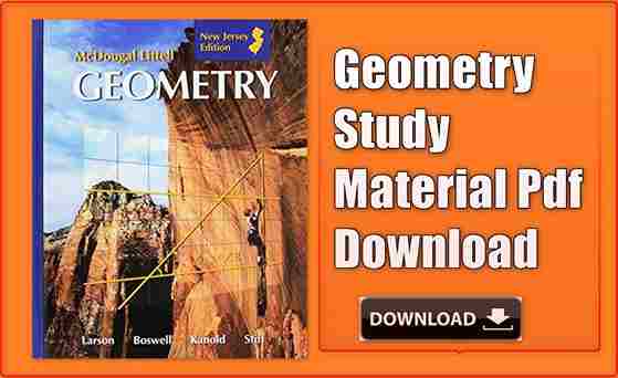 Geometry PDF Study Material for UPSC & SSC