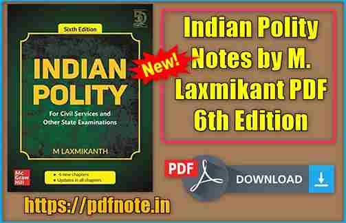 Indian Polity Notes by M. Laxmikant PDF 6th Edition Download