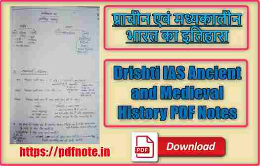 Drishti IAS Ancient and Medieval History PDF Notes