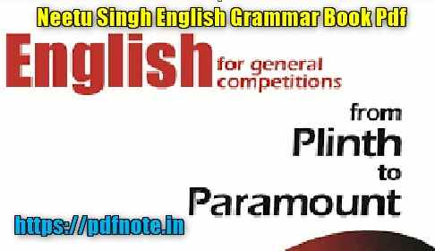 Neetu Singh English Grammar Book Pdf